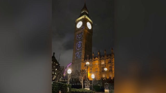 'River To The Sea' Slogan Projected Onto Big Ben Is Not A Crime, Says Met Police