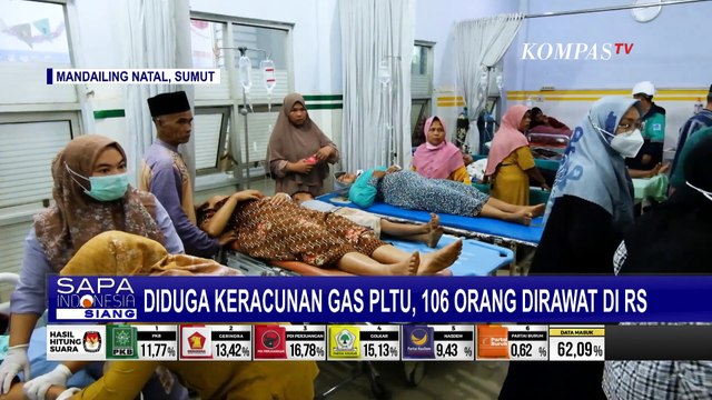 Diduga Keracunan Gas PLTU, 106 Warga Mandailing Natal Dirawat di RS