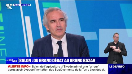 Débat au Salon de l'agriculture: l'Élysée reconnaît "une erreur" quant à l'invitation des Soulèvements de la Terre