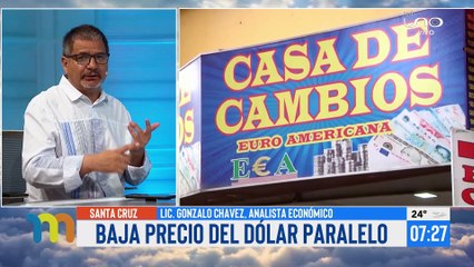 Análisis de Gonzalo Chávez sobre precio del dólar