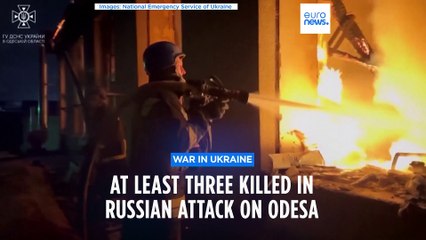 Ukraine war: Odesa drone attack kills three as US delegation promises to deliver aid