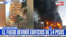 Al menos 4 muertos y varios heridos en el incendio de un edificio en Valencia