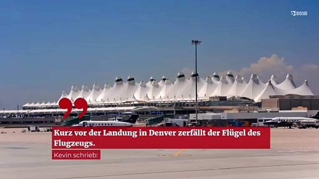 Flugzeug musste notlanden, nachdem eines seiner Flügel zu brechen begann