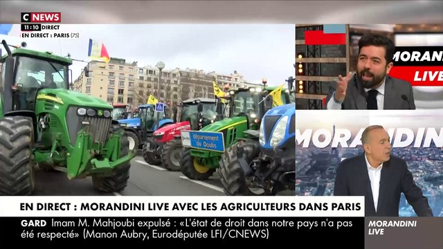Agriculteurs - Très gros accrochage entre Jean-Marc Morandini et un représentant de la majorité à propos du poulet ukrainien : Vous avez vraiment des arguments pourris ! Relisez mieux vos fiches ! - VIDEO