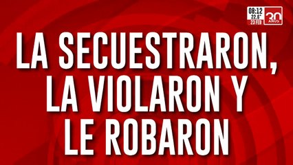 Denunció que fue violada por tres hombres: secuestraron armas y celulares