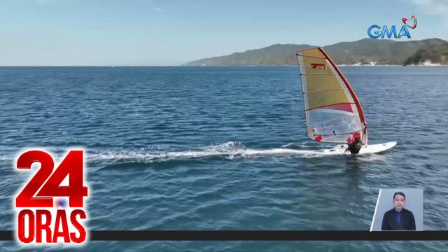 Windsurfing na tila pinagsamang surfing at sailing; perfect subukan ng mga naghahanap ng summer adventure | 24 Oras