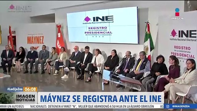 Jorge Álvarez Máynez se registra como candidato a la presidencia