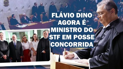 "AGORA É SEM VOLTA", BRINCOU O PRESIDENTE DO STF APÓS DINO ASSINAR A ATA DE POSSE | Cortes 247