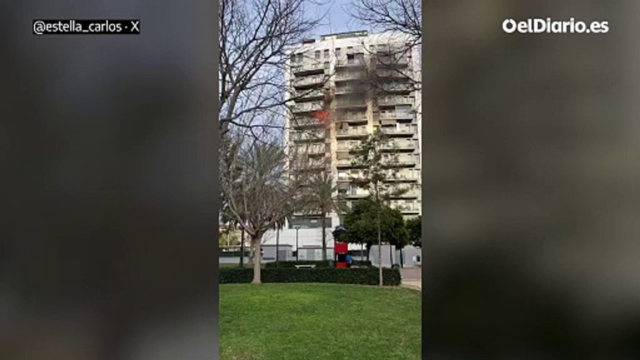 El incendio de València se propagó en menos de una hora por todo el edificio