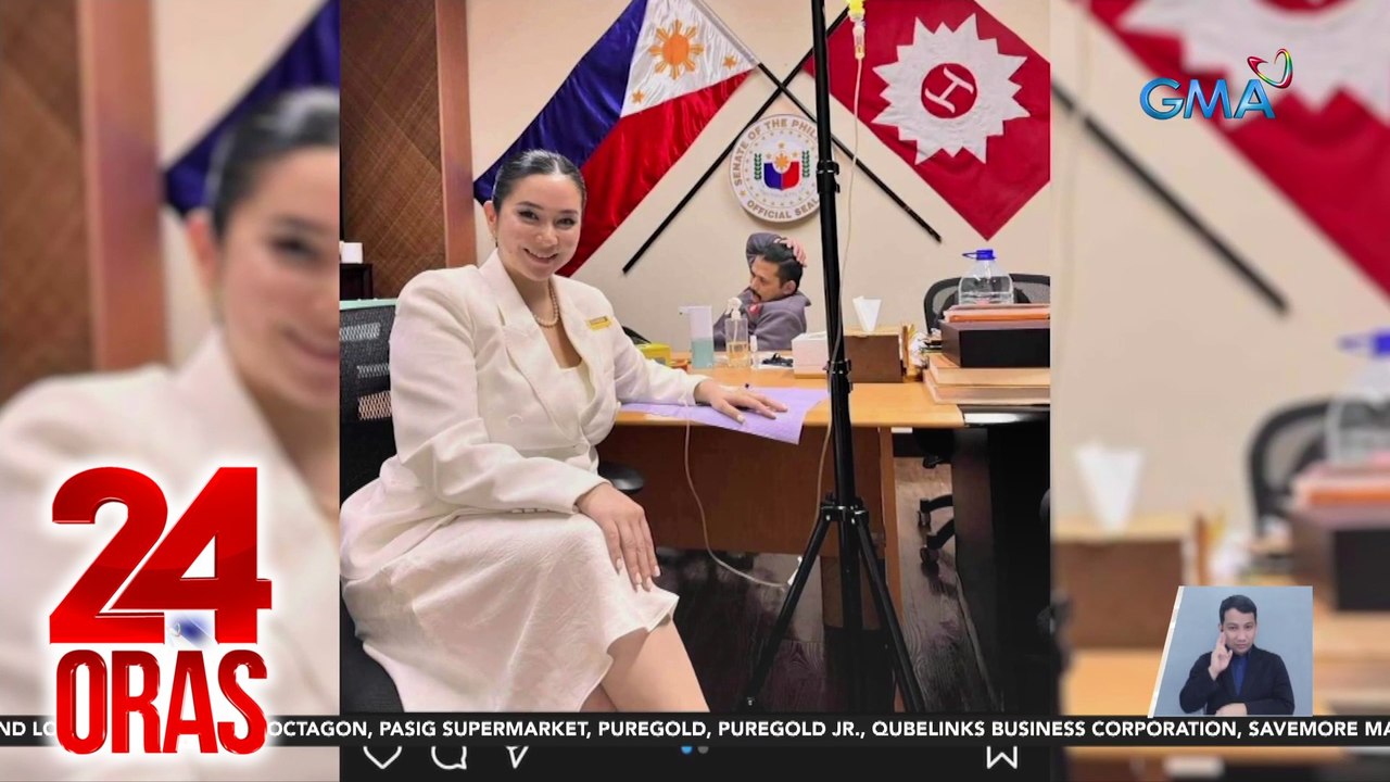 Gluta drip session ni Mariel Padilla sa loob ng Senado, paiimbestigahan ng Senado | 24 Oras