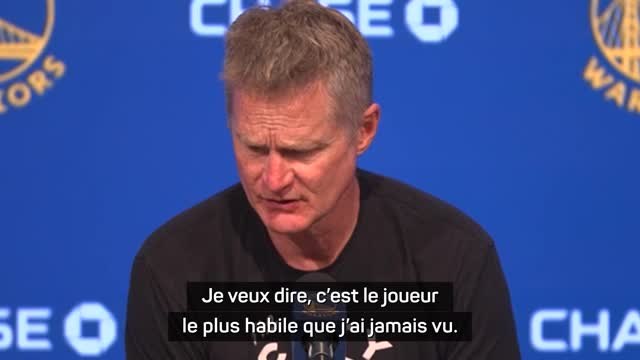 Warriors - Kerr : Curry est le joueur le plus habile que j'ai jamais vu
