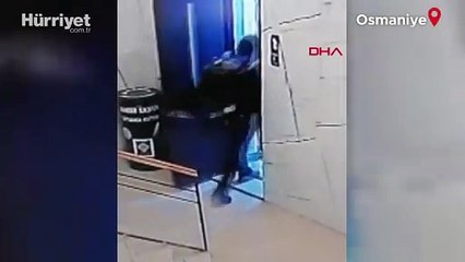 Asansörle çıktı, katları tek tek dolaşıp hepsini çaldı... Ayakkabı hırsızı kamerada