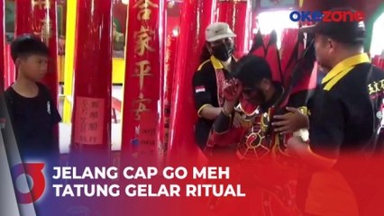 Jelang Cap Go Meh, Tatung Gelar Ritual Cuci Jalan dan Buka Tandu di Pontianak