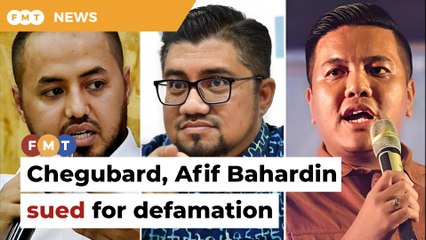 Businessman sues Chegubard, Afif Bahardin for defamation