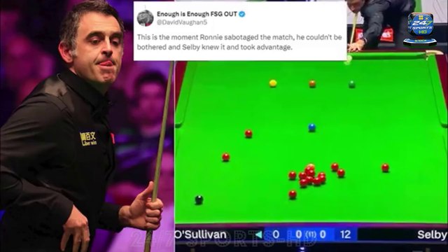 Fans Accuse Ronnie O'Sullivan of 'Sabotaging' His Defeat against Mark Selby in Players Championship