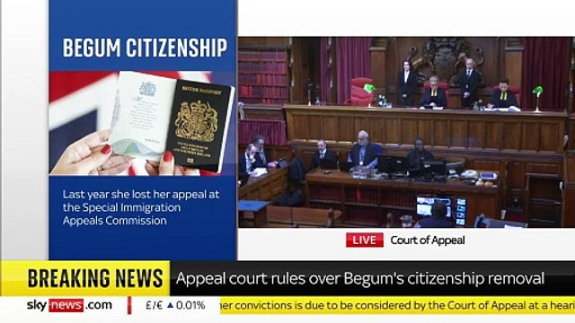 La justice britannique confirme la déchéance de nationalité d'une Londonienne qui a rejoint le groupe État islamique (EI) quand elle était âgée de 15 ans, cas emblématique au Royaume-Uni de la question du retour des familles de djihadistes