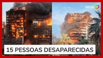 Incêndio de grandes proporções em prédios residenciais deixa 4 mortos em Valência, na Espanha