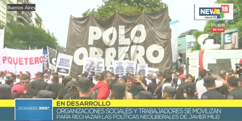 Download Video: Argentina inicia nueva jornada de movilizaciones contra políticas neoliberales del gobierno