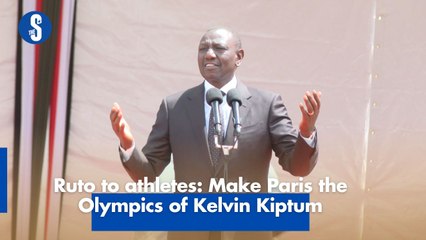 Ruto to athletes: Make Paris the Olympics of Kelvin Kiptum