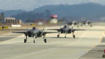 한미 공군, 5세대 전투기 F-35A 참가 연합공중훈련 / YTN