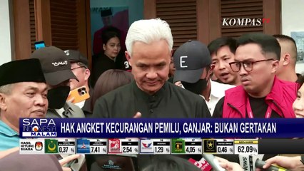 Ganjar Sebut Hak Angket Usut Dugaan Kecurangan Pemilu 2024 Bukan Gertakan