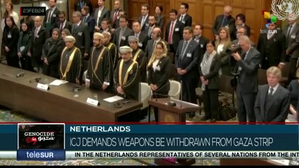 ICJ demands weapons be withdrawn from Gaza Strip