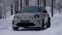 L'Alpine elettrica resiste al freddo polare