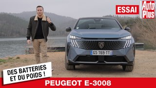 Peugeot E-3008 : des batteries et du poids ! - ESSAI