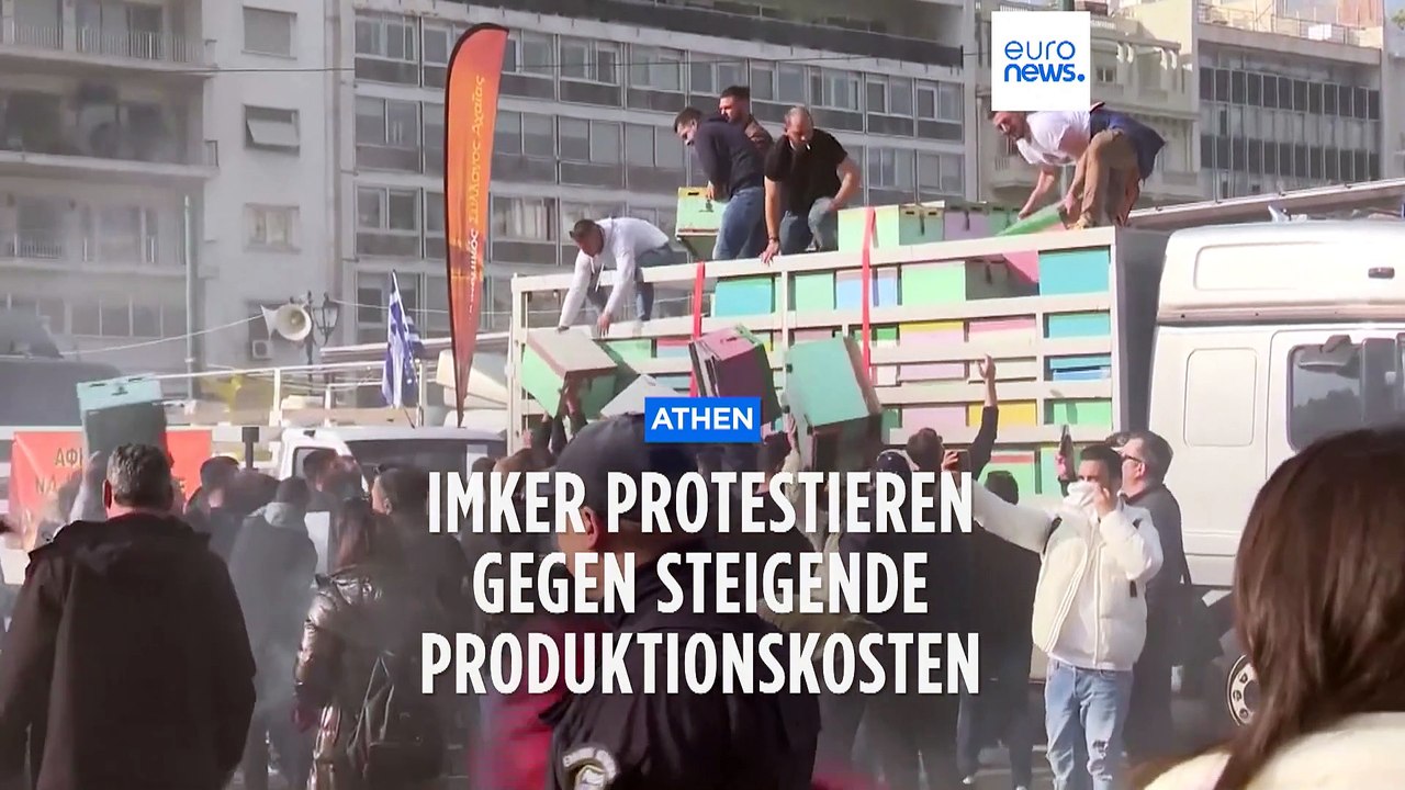 Athen: Imker protestieren gegen Importe von billigem Honig