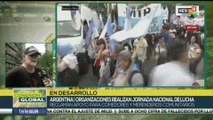 Trabajadores argentinos denuncian el 60 por ciento de pobreza en el país