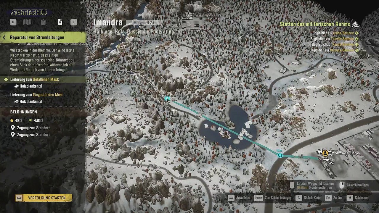 Fahrt zur wundervollen Aussicht. SnowRunner #277