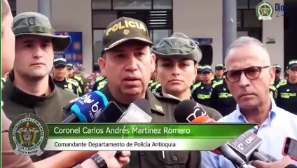 100 policías para Antioquia