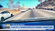 VIDEO: Asalto a transportistas en la México-Querétaro
