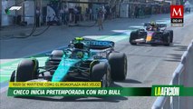 Checo inicia pretemporada con Red Bull; RB20 se mantiene como el monoplaza más veloz