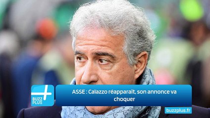 ASSE ‍: Caïazzo réapparaît, son annonce va choquer
