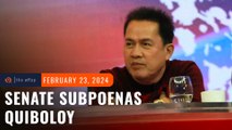 Quiboloy camp receives Senate panel subpoena