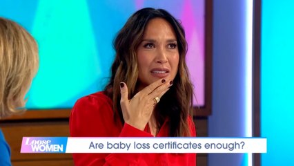 Myleene Klass breaks down in tears as she discusses miscarriages