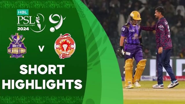 Quetta Gladiators vs Islamabad United | Match 8 Short Highlights | HBL PSL 9