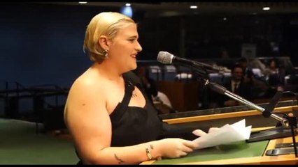 BigMama all'Onu contro il bullismo: "Credere nei propri sogni salva"