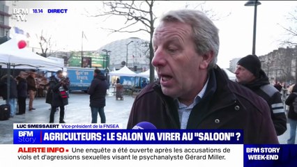 Salon de l'Agriculture: Emmanuel Macron va recevoir "un accueil musclé" ce samedi, selon Luc Smessaert (vice-président de la FNSEA)