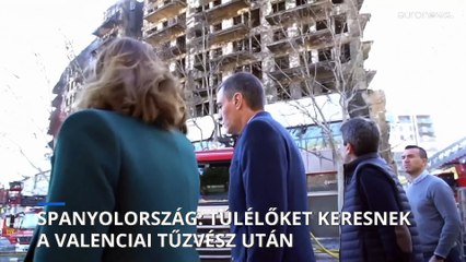 Spanyolország: tovább keresik a túlélőket a valenciai tűzvész után