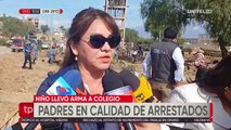 Arma que portaba un niño en su colegio era de un tío, sugieren sanciones para los padres por descuido