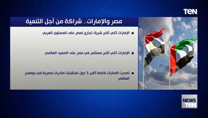 مصر والإمارات.. شراكة من أجل التنمية