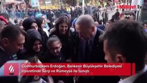 Cumhurbaşkanı Erdoğan'ın Sarp ve Rümeysa ile ilgi çeken diyaloğu