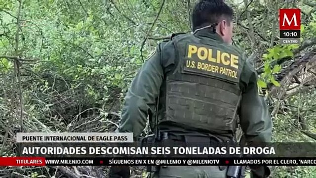 Decomisan 6 toneladas de droga en cruce fronterizo de Nuevo Laredo, Tamaulipas