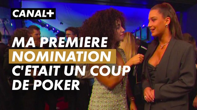 Adèle Exarchopoulos au micro de Lena Situations sur le tapis rouge des César 2024