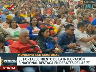 Táchira | Poder Popular propone integración binacional en debates de las 7T