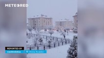 Impressive snowfalls in several regions of Turkey