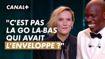 J-P. Zadi et Ana Girardot perdent l'enveloppe ! - César 2024 - CANAL+