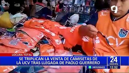 Locura total en Trujillo: se triplica venta de camisas de la UCV